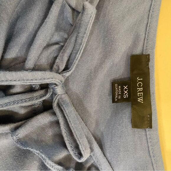 J. Crew Blue Tiered Ruffle Maxi Dress - Picture 3 of 7